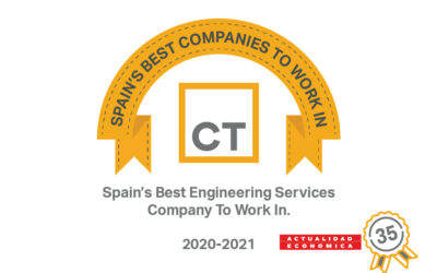 CT, best engineering services company to work for in Spain for the sixth consecutive year