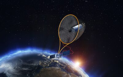 CT annonce la fabrication du démonstrateur sol INSIDeR, Solution de récupération de débris spatiaux.