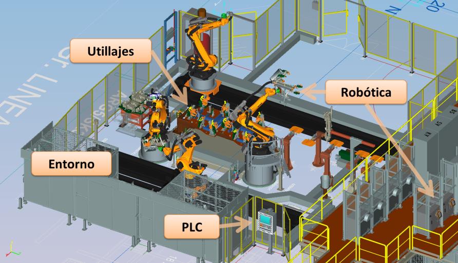 CT virtually simulates the installation of a robot in a manufacturing plant