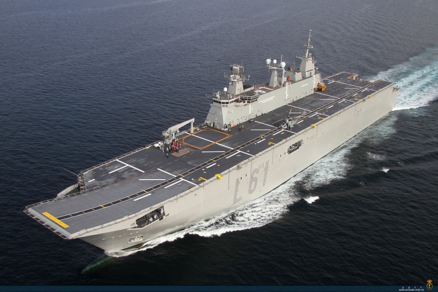 We covered the complete engineering development of the Spanish Navy’s flagship